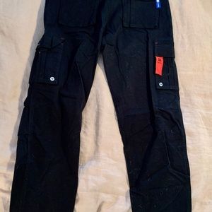New Black Tailor black cargo pants